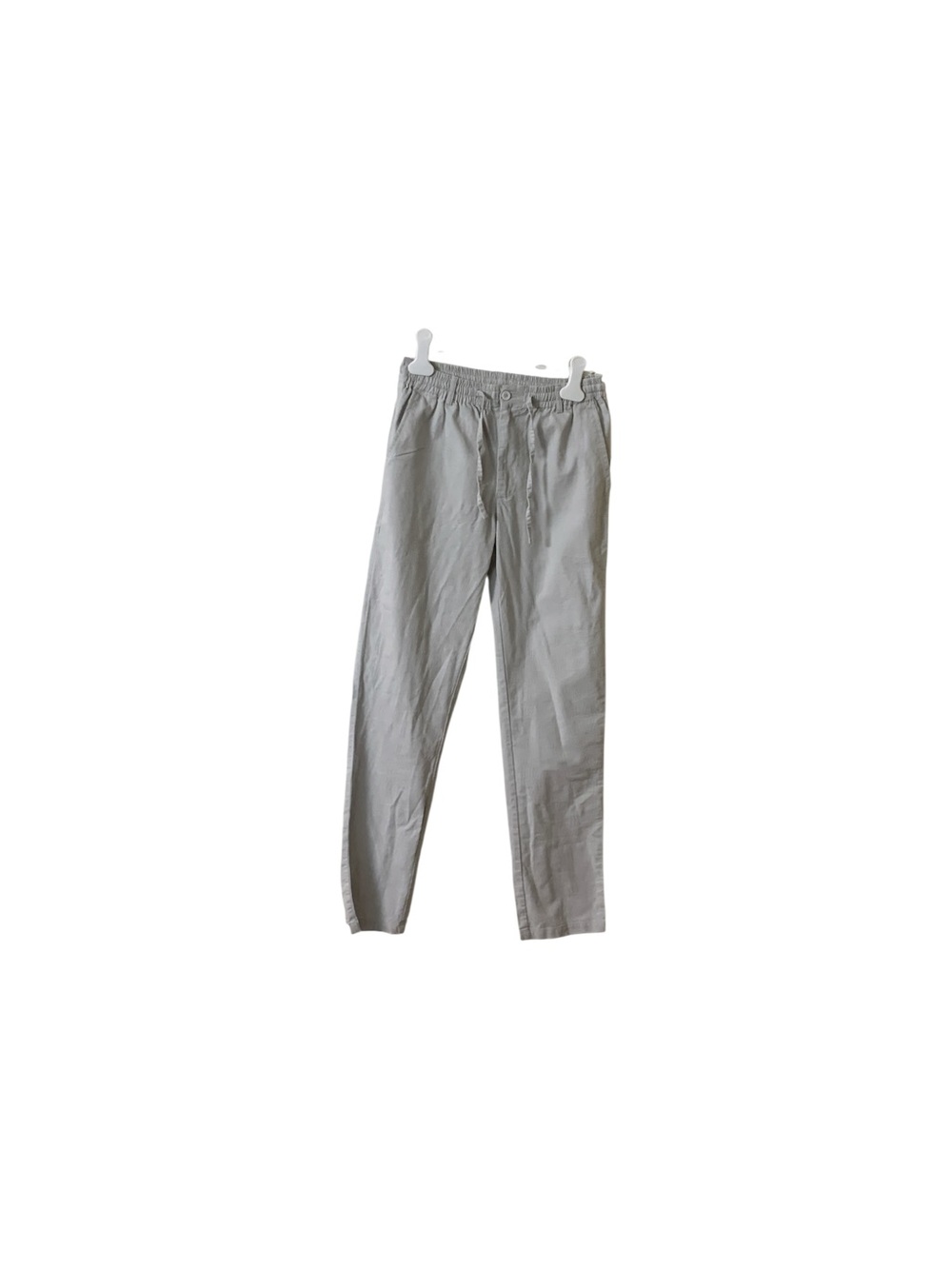 Juniors boys Gray Elastic-Waist Casual Pants